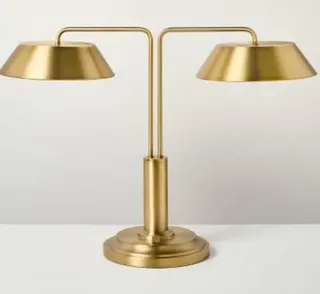 Brass Double-Shaded…