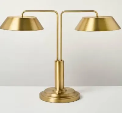 Brass Double-Shaded…